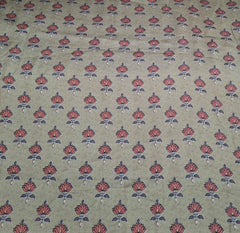 Tea Green Floral Butti Modal Satin Printed