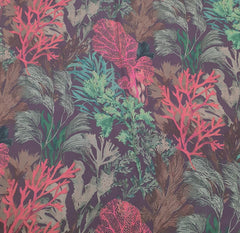 Light Purple Floral Multicolour Modal Satin Printed