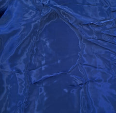 Navy Blue & Black Plain Liquid Organza