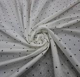 White & Black Geometric Giza Cotton Printed
