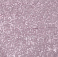 Pink Circles Thread Pure Tussar Embroidery