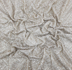 Natural Gold Zig Zag Tissue Cut Dana Embroidery