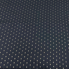 Black Zari Butti Silk Brocade