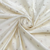 Off White Zari Butti Chinia Silk Brocade