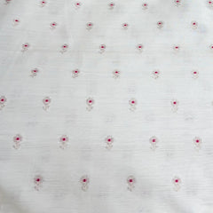 Off White Meenakari Chinia Silk Zari Brocade