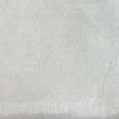 Silver Plain Malai Chanderi Tissue