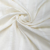 White Pintex Slub Silk Thread Embroidery