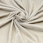 Cream Plain Micro Velvet