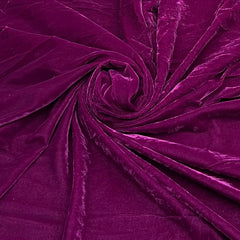 Magenta Plain Micro Velvet