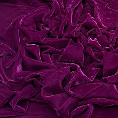 Magenta Plain Micro Velvet