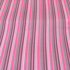 Pink Brown Stripes Modal Satin Printed