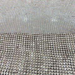 Gold Cut Work & Sequins Tissue Embroidery