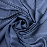 Navy Blue Wrinkle Satin Plain