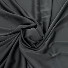 Black Wrinkle Satin Plain