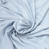 Baby Blue Wrinkle Satin Plain