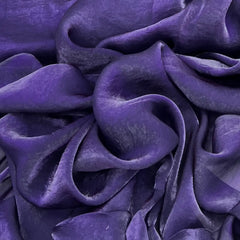 Purple Glass Tissue Organza Plain