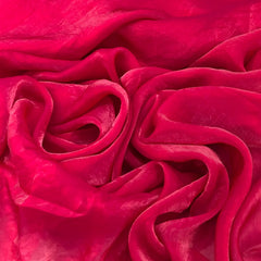 Rani Pink Glass Tissue Organza Plain