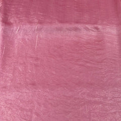 Carrot Pink Tissue Organza Plain