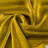 Mustard Yellow Glass Tissue Organza Plain