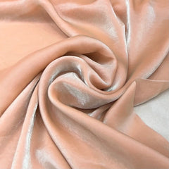 Peach Glass Tissue Organza Plain