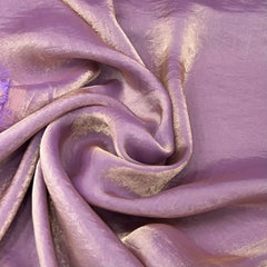 Two Tone Purple Glass Tissue Organza Plain