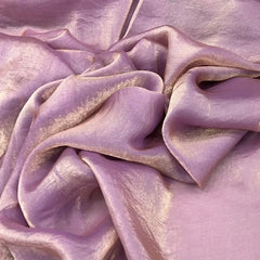 Two Tone Purple Glass Tissue Organza Plain