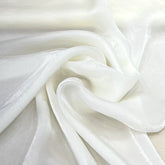 Off White Glass Tissue Organza Plain