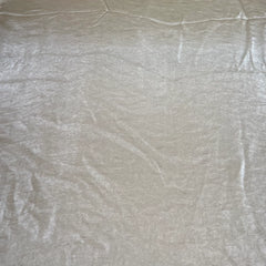 Two Tone Beige Glass Tissue Organza Plain