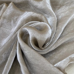 Two Tone Beige Glass Tissue Organza Plain