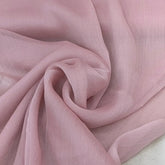 Pink Wrinkle Organza Plain