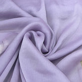 Lilac Wrinkle Organza Plain