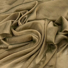 Antique Gold Wrinkle Organza Plain