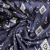 Violet Tie Dye Modal Satin Printed