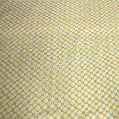 Light Yellow Abstract Mul Cotton Printed