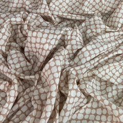 Beige Abstract Mul Cotton Printed