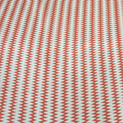 Orange Wave Pure Tussar Printed