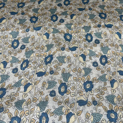 Light Grey Kalamkari Jal Pure Tussar Printed