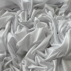 White 2 Way Lycra Plain