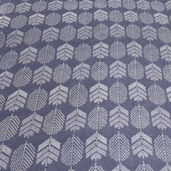 Light Purple Geometric Linen Printed