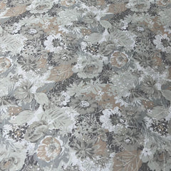 Grey Ballard Design Printed Linen Embroidery