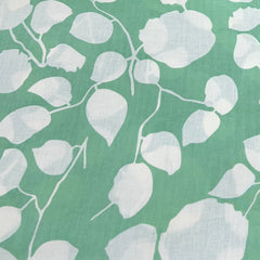 Green Jal Flower Cotton Print
