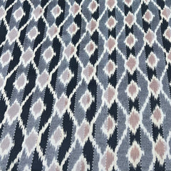 Black Ikkat Katha Cotton Print