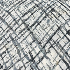 Cream Marble Print Pure Gauge Linen Print