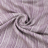 Purple Stripes Linen Print