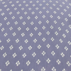 Light Lavender Diamond Pure Linen Print