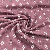 Mude Pink Diamond Pure Linen Print