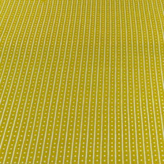 Yellow Stripes Cotton Print