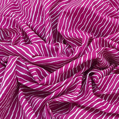 Rani Pink Leheriya Cotton Print
