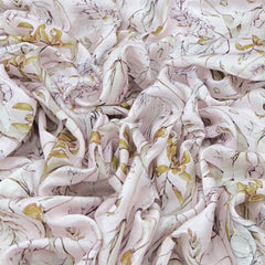 Light Pink Floral Muslin Print