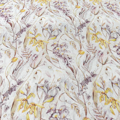 White Floral Muslin Print